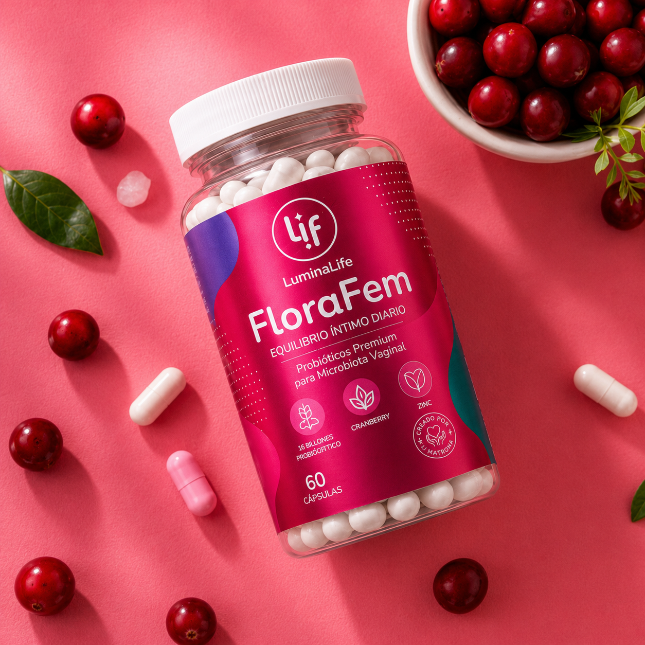 Flora Fem - Equilibrio Probiótico y Salud Íntima Femenina
