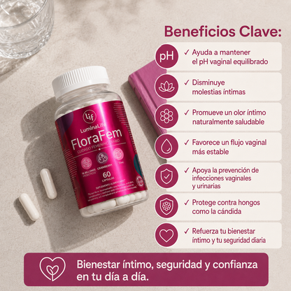 Flora Fem - Equilibrio Probiótico y Salud Íntima Femenina