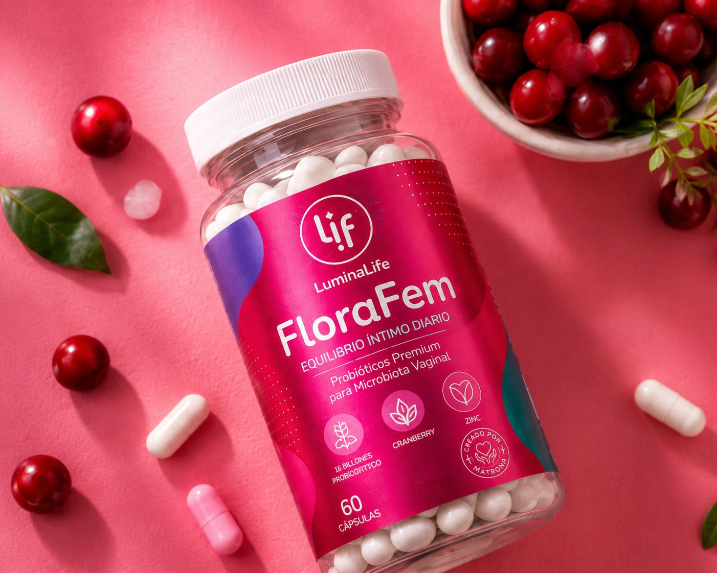 Flora Fem - Equilibrio Probiótico y Salud Íntima Femenina
